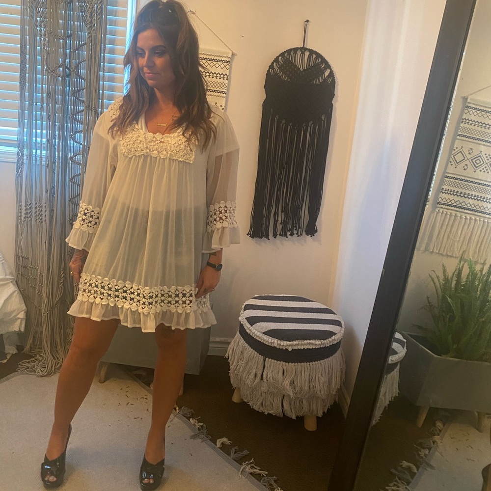 Sheer babydoll dress